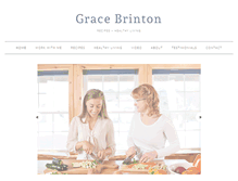 Tablet Screenshot of gracebrinton.com